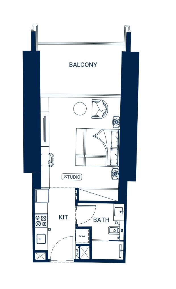 Binghatti Skyrise - Studio