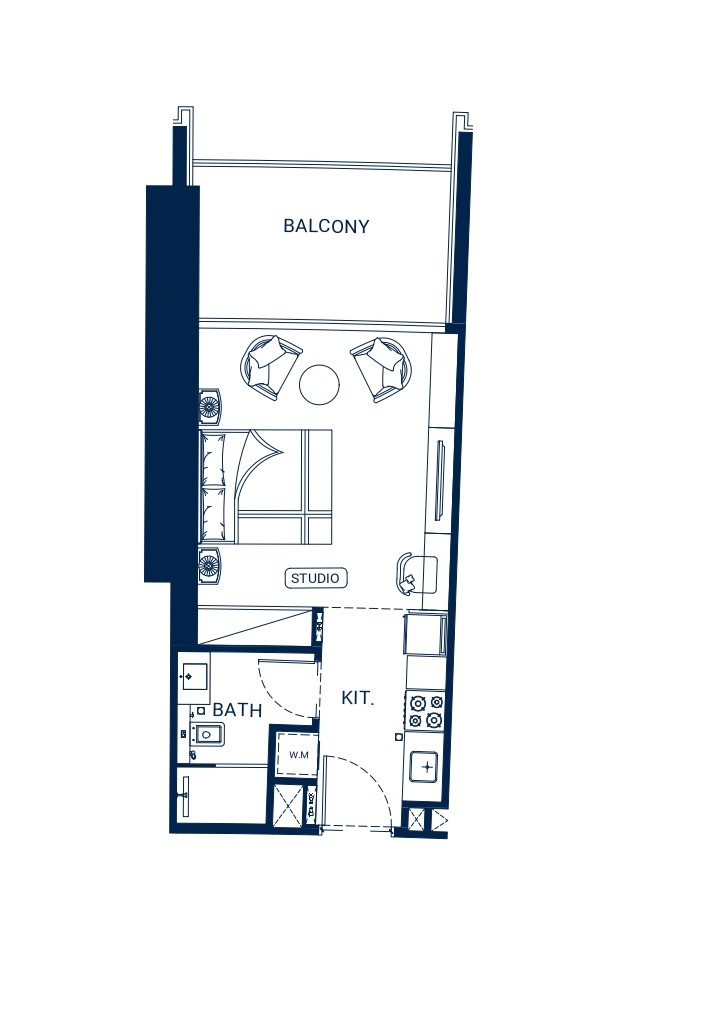 Binghatti Skyrise - Studio
