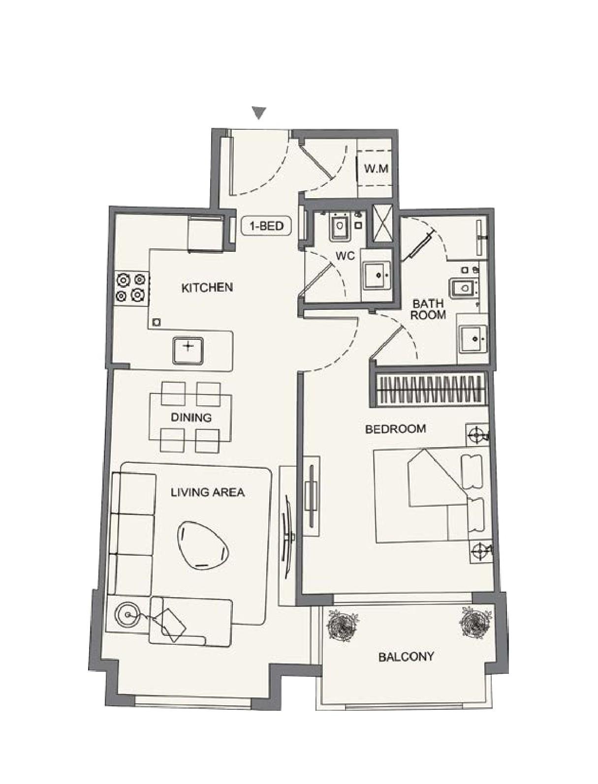 Binghatti Wraith - 1 Bedroom Apartment - Premium Homes in Al Jaddaf