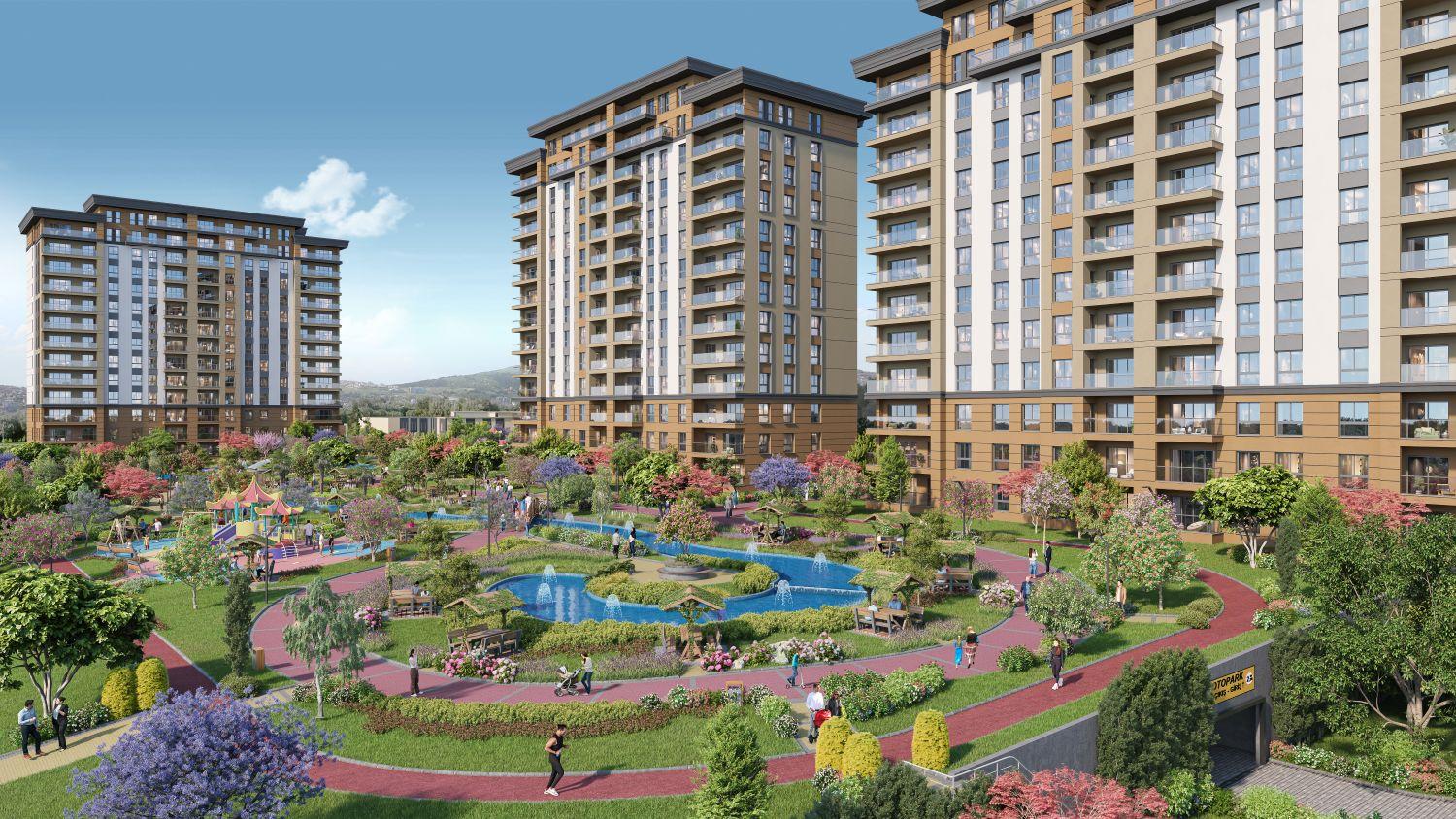 4+1 Luxury Apartment in Bizim Evler 12 Project - Avcılar / Ispartakule - Suitable for Citizenship