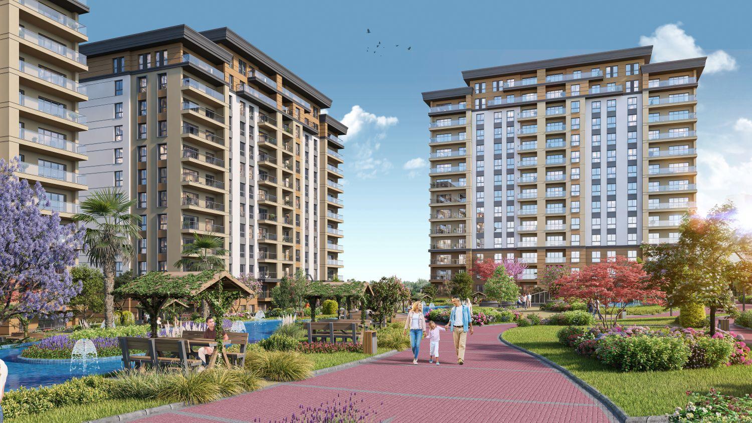 4+1 Luxury Apartment in Bizim Evler 12 Project - Avcılar / Ispartakule - Suitable for Citizenship