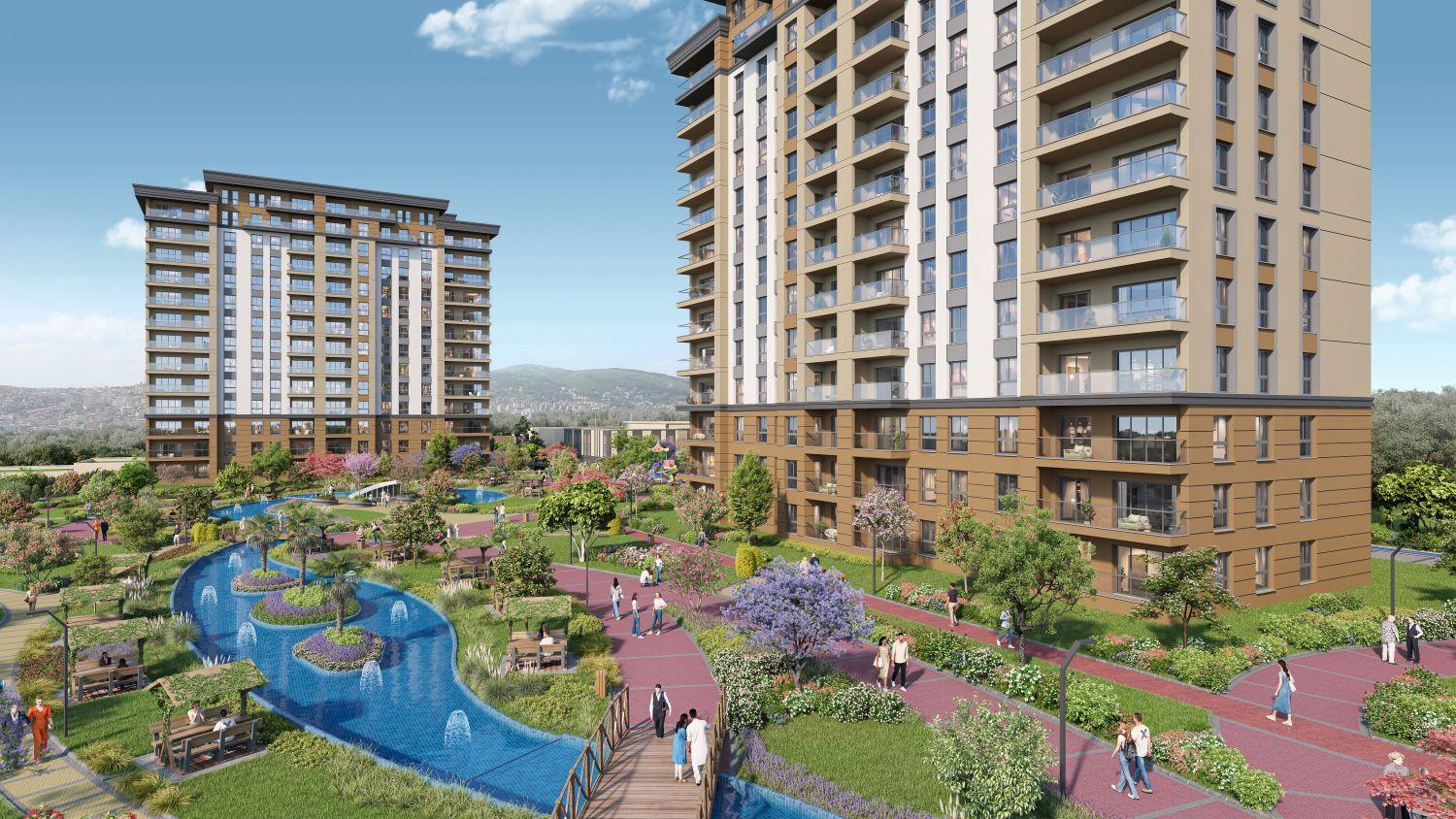 4+1 Luxury Apartment in Bizim Evler 12 Project - Avcılar / Ispartakule - Suitable for Citizenship