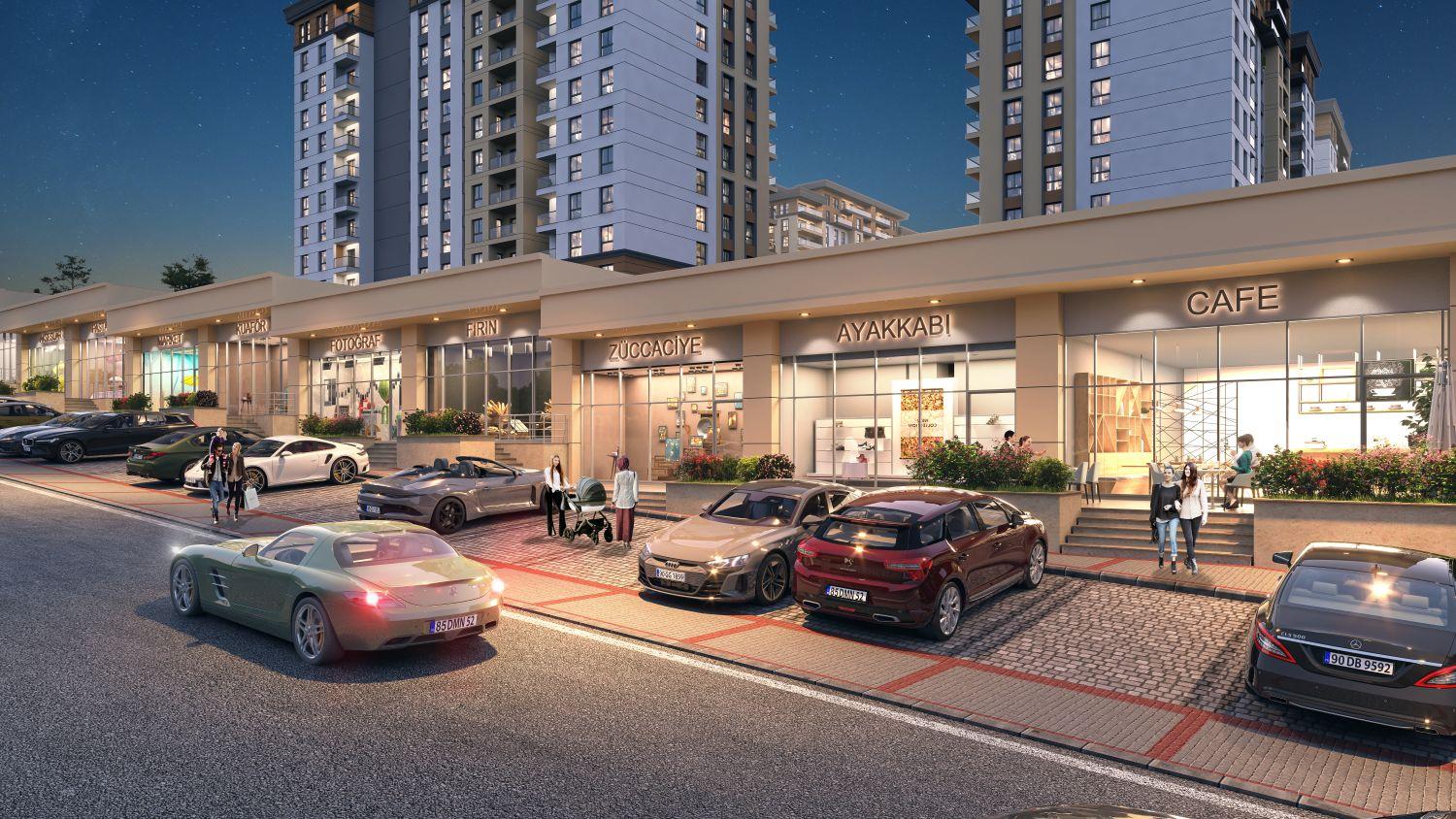 4+1 Luxury Apartment in Bizim Evler 12 Project - Avcılar / Ispartakule - Suitable for Citizenship