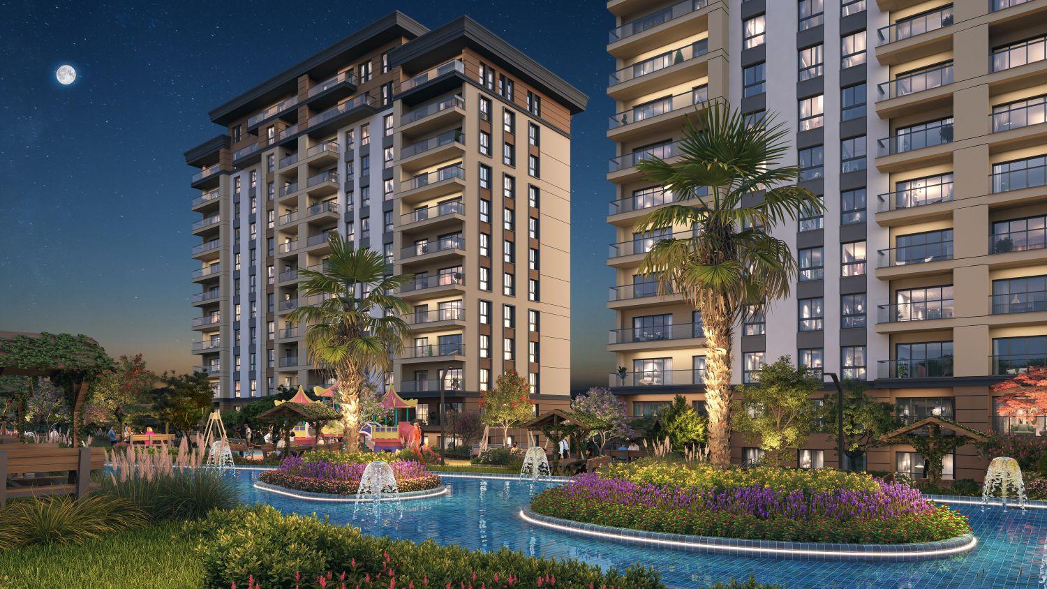 4+1 Luxury Apartment in Bizim Evler 12 Project - Avcılar / Ispartakule - Suitable for Citizenship