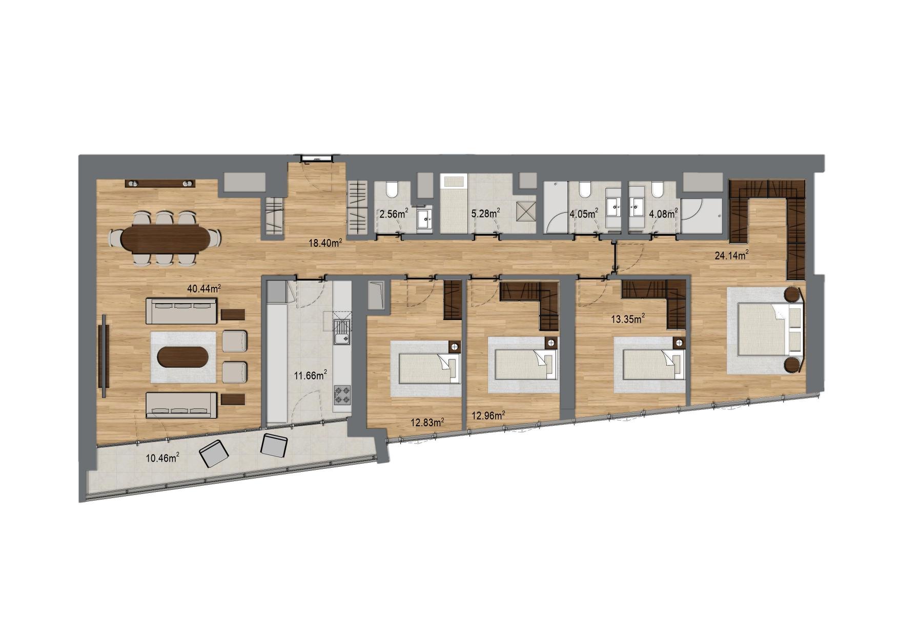 Bomonti Residences by Rotana: Luxury 4,5+1 Apartment - Suitable for Citizenship
