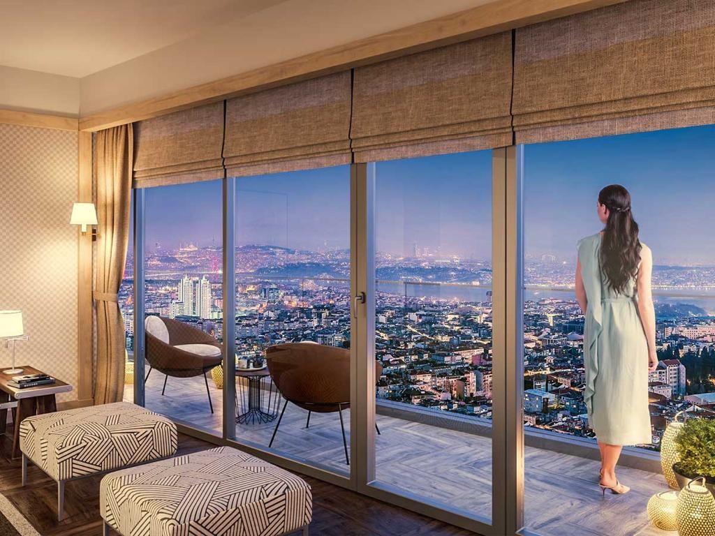 Bomonti Residences by Rotana: Luxury 1+1 Apartment - Suitable for Citizenship