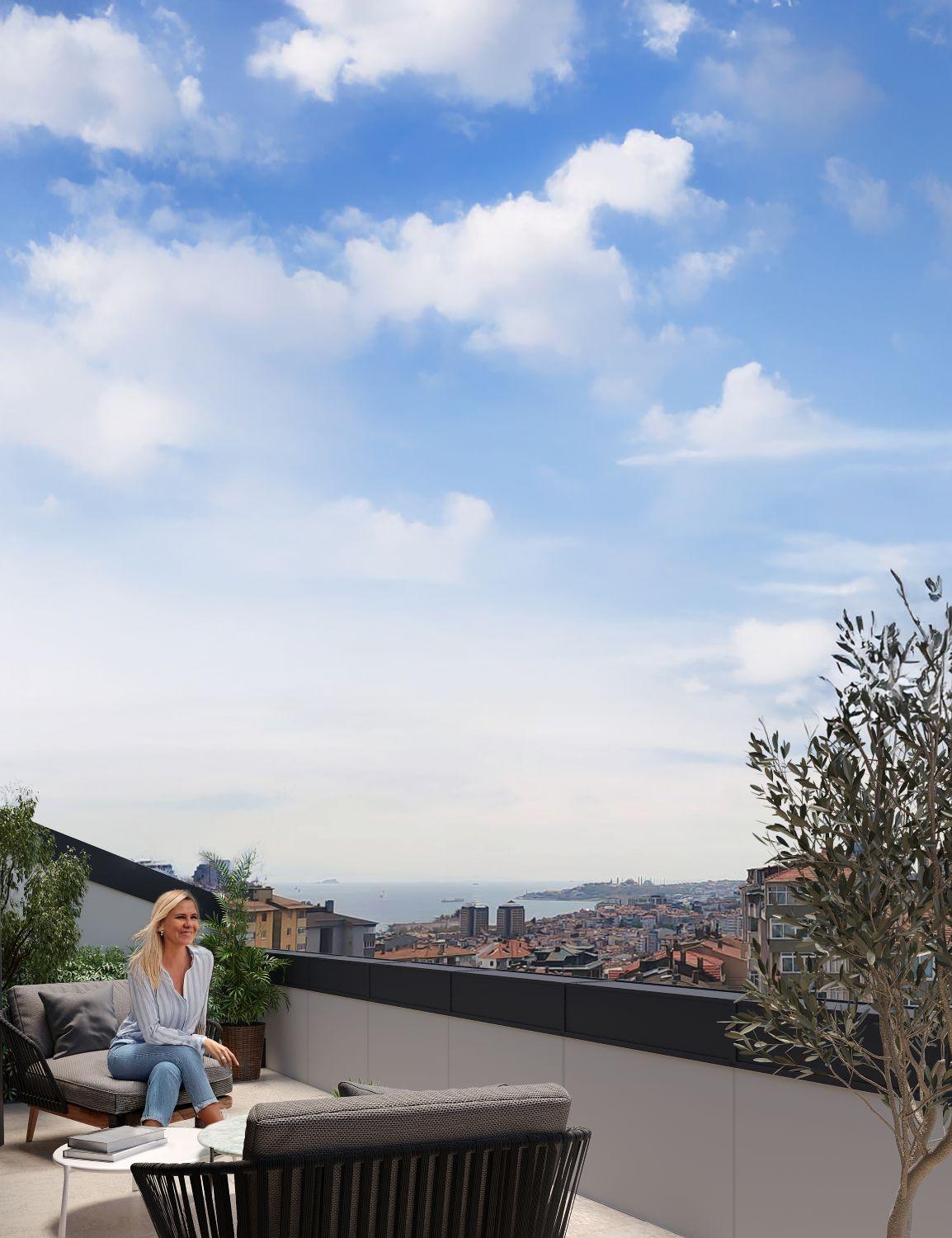 Bosphorus Beşiktaş: Luxury Ready-to-Move-in 3+1 Apartment - Suitable for Citizenship