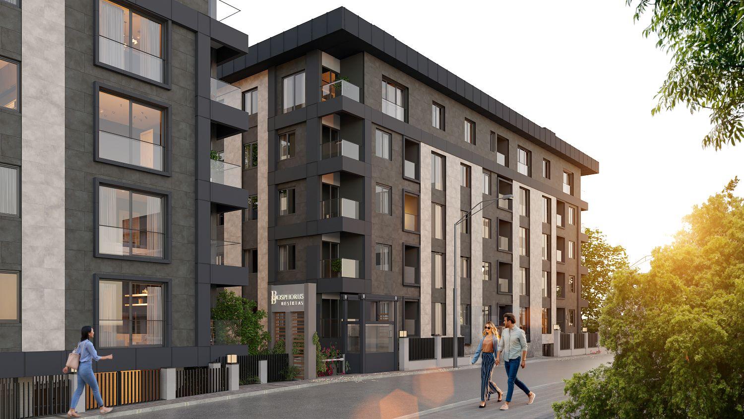 Bosphorus Beşiktaş: Luxury Ready-to-Move-in 3+1 Apartment - Suitable for Citizenship