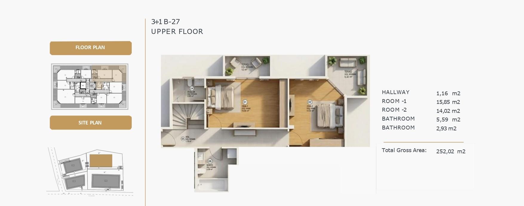 Bosphorus Beşiktaş: Luxury Ready-to-Move-in 3+1 Apartment - Suitable for Citizenship