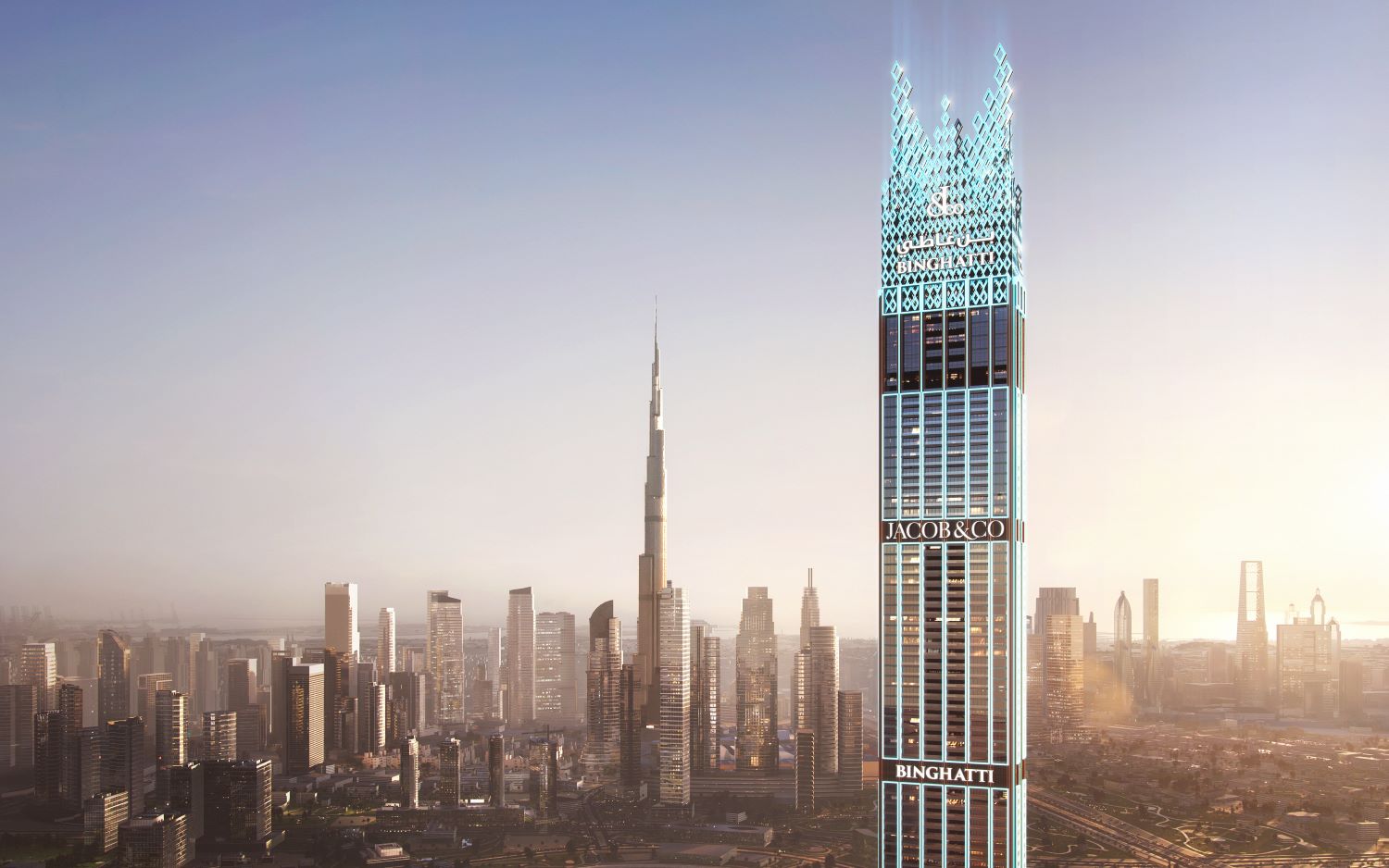 Burj Binghatti Jacob & Co - 2 Bedroom Emerald Villa + Pool