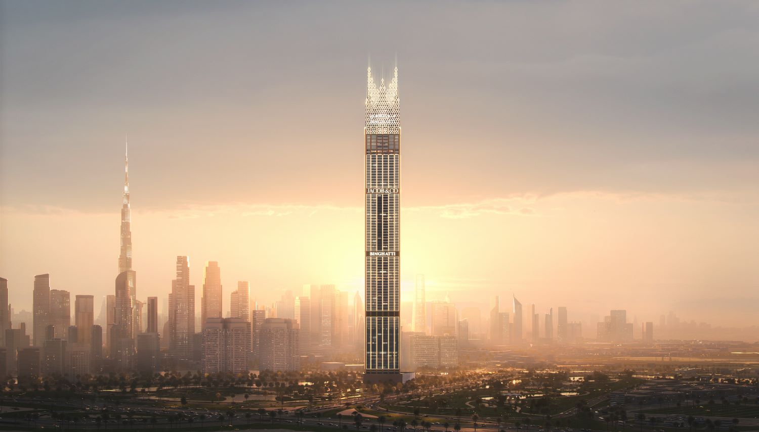 Burj Binghatti Jacob & Co - 2 Bedroom Emerald Villa + Pool