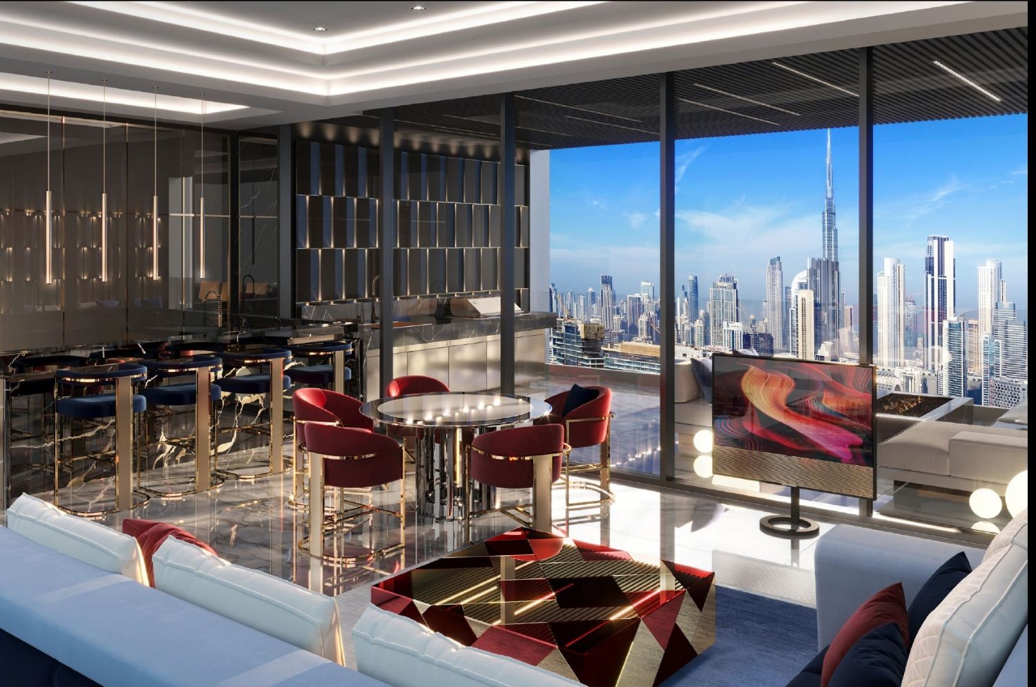 Burj Binghatti Jacob & Co - 2 Bedroom Emerald Villa + Pool