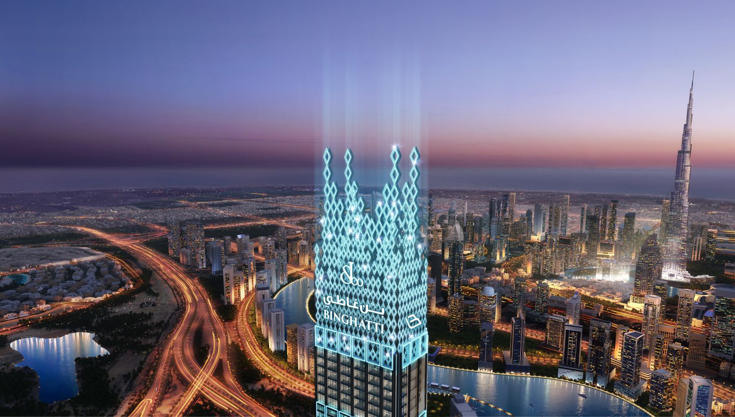 Burj Binghatti Jacob & Co - 2 Bedroom Emerald Villa + Pool
