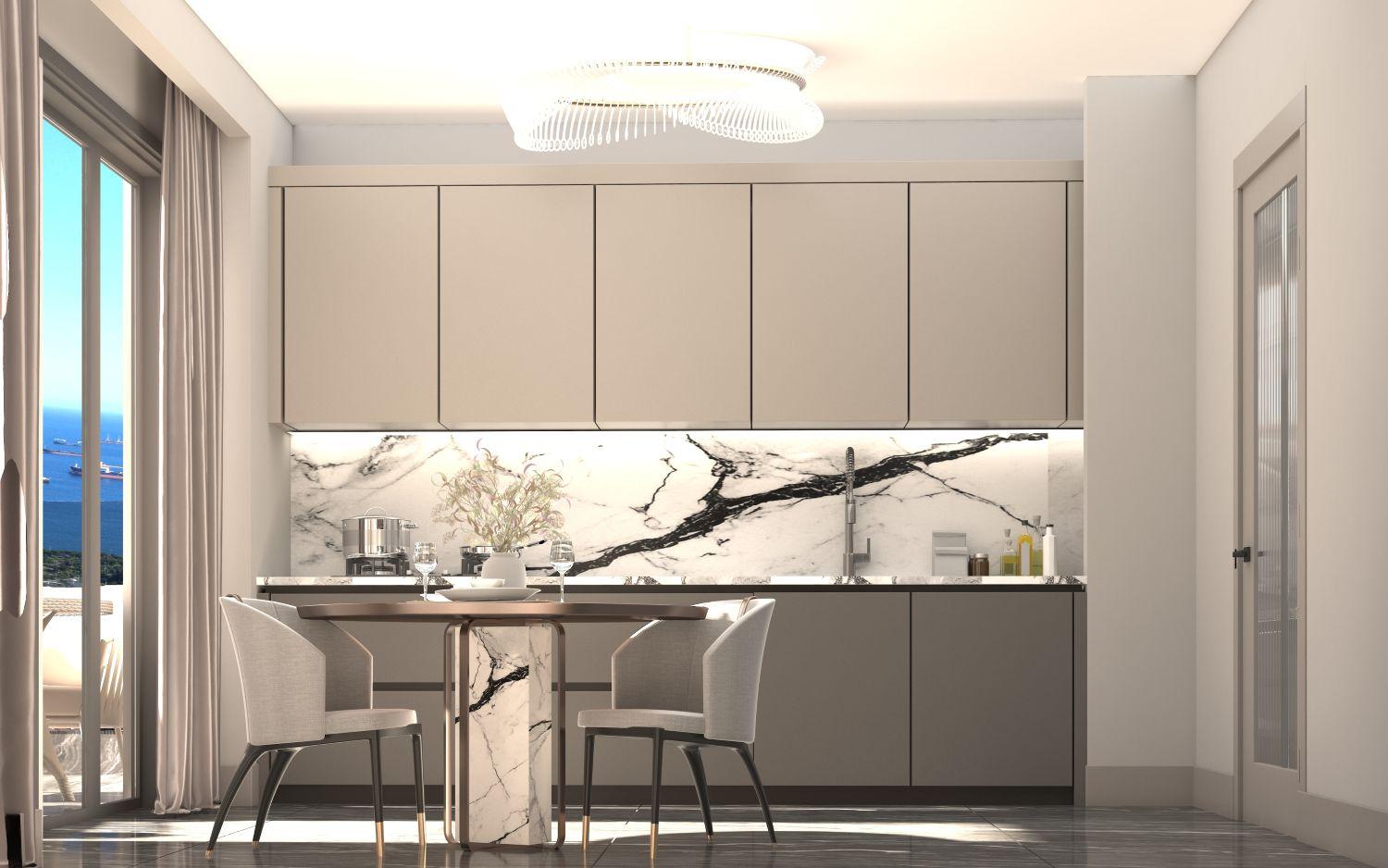 CE LA VI Crowne: Luxury 3.5+1 Apartment in Zeytinburnu - Suitable for Citizenship