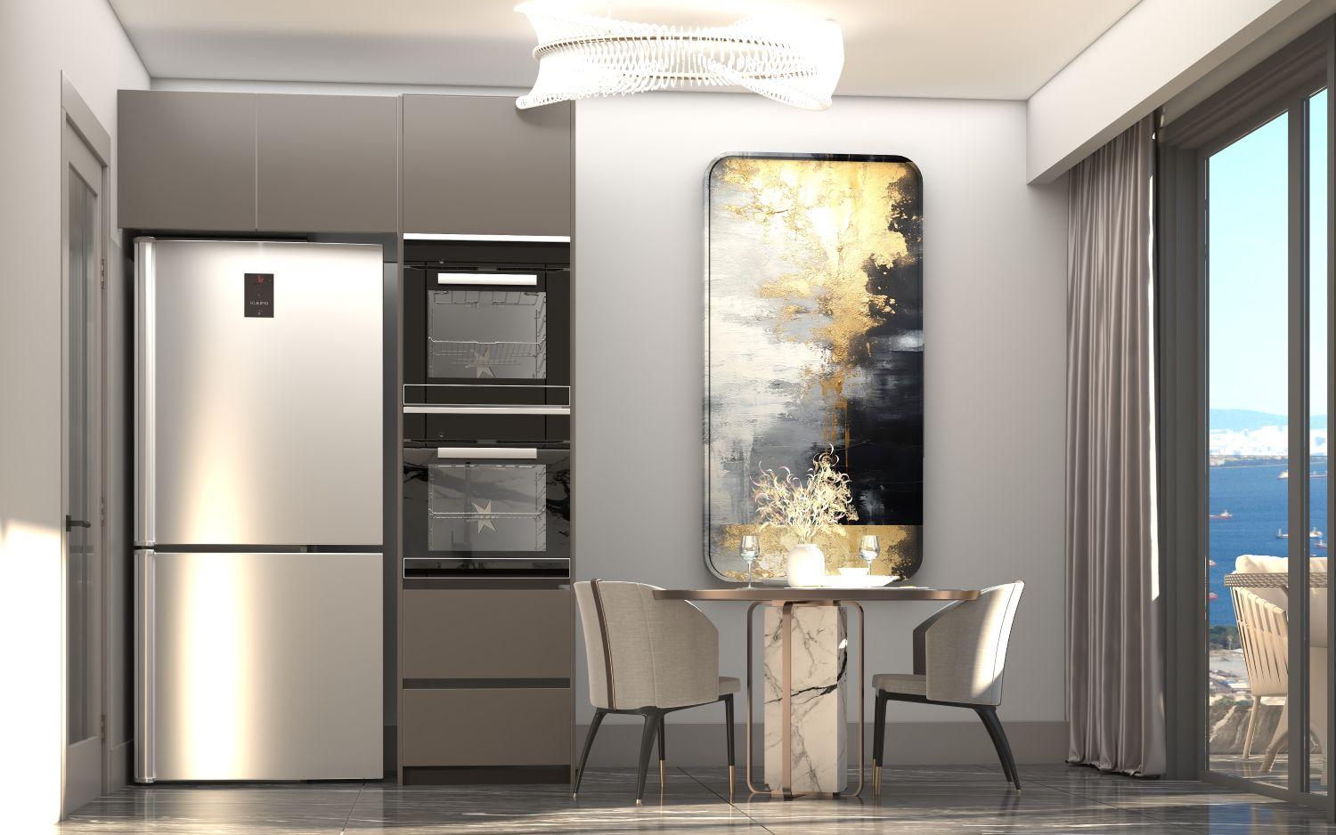 CE LA VI Crowne: Luxury 3.5+1 Apartment in Zeytinburnu - Suitable for Citizenship