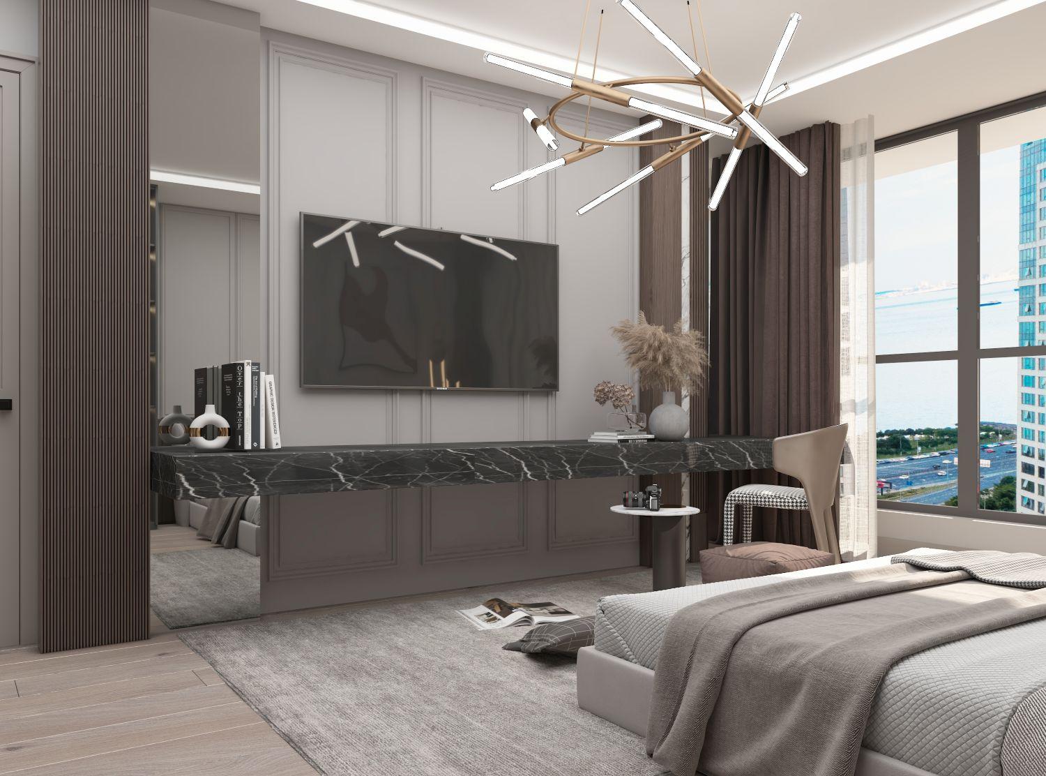 CE LA VI Crowne: Luxury 3.5+1 Apartment in Zeytinburnu - Suitable for Citizenship