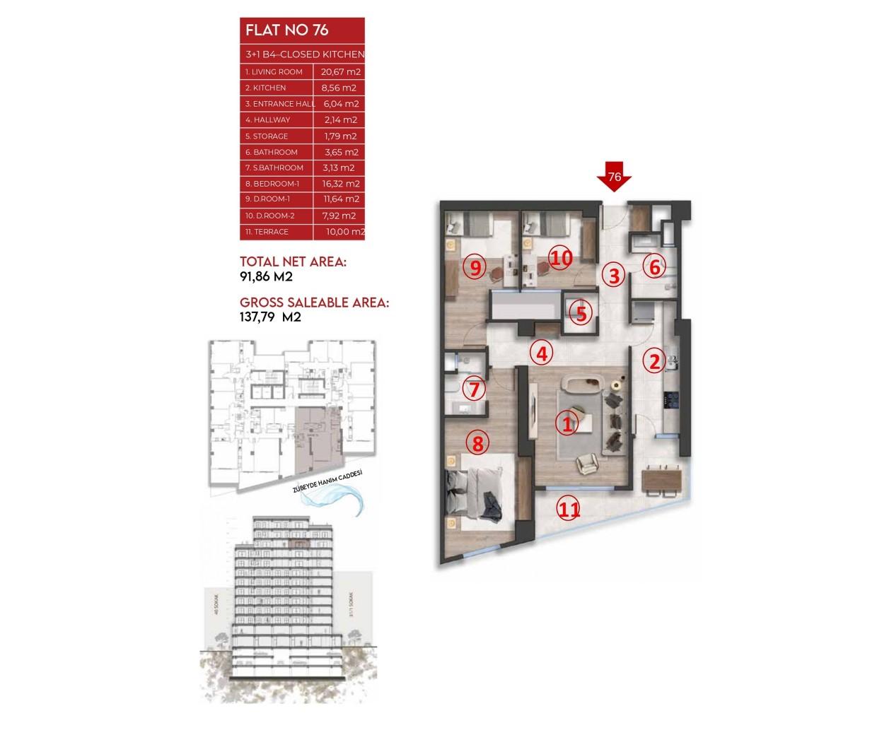 CE LA VI Del Mare: Luxury 3+1 Apartment in Zeytinburnu - Suitable for Citizenship