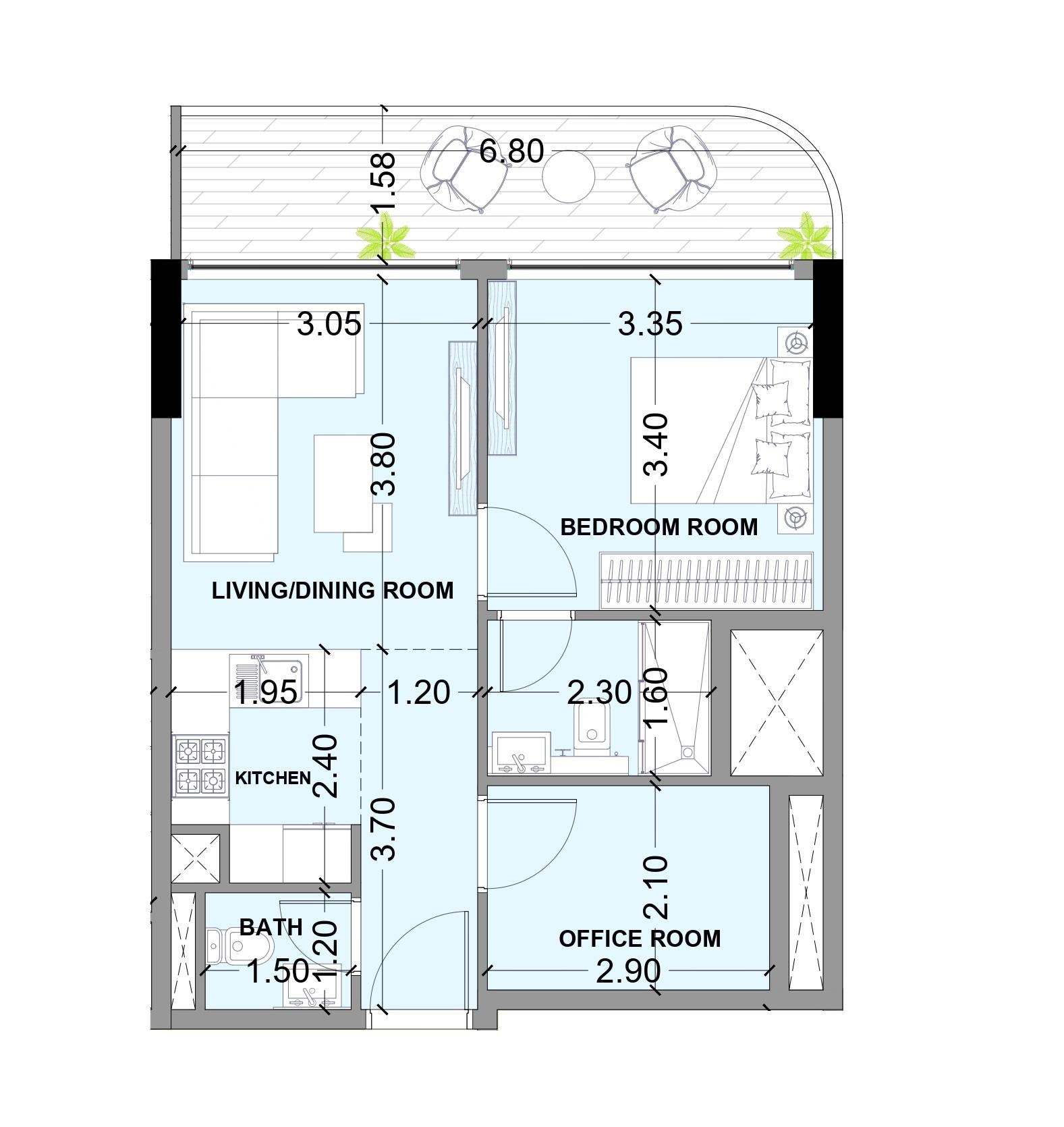 Celesto 3 by Tarrad - 1 Bedroom Apartment - One Of The Cheapest Off Plan in Dubai