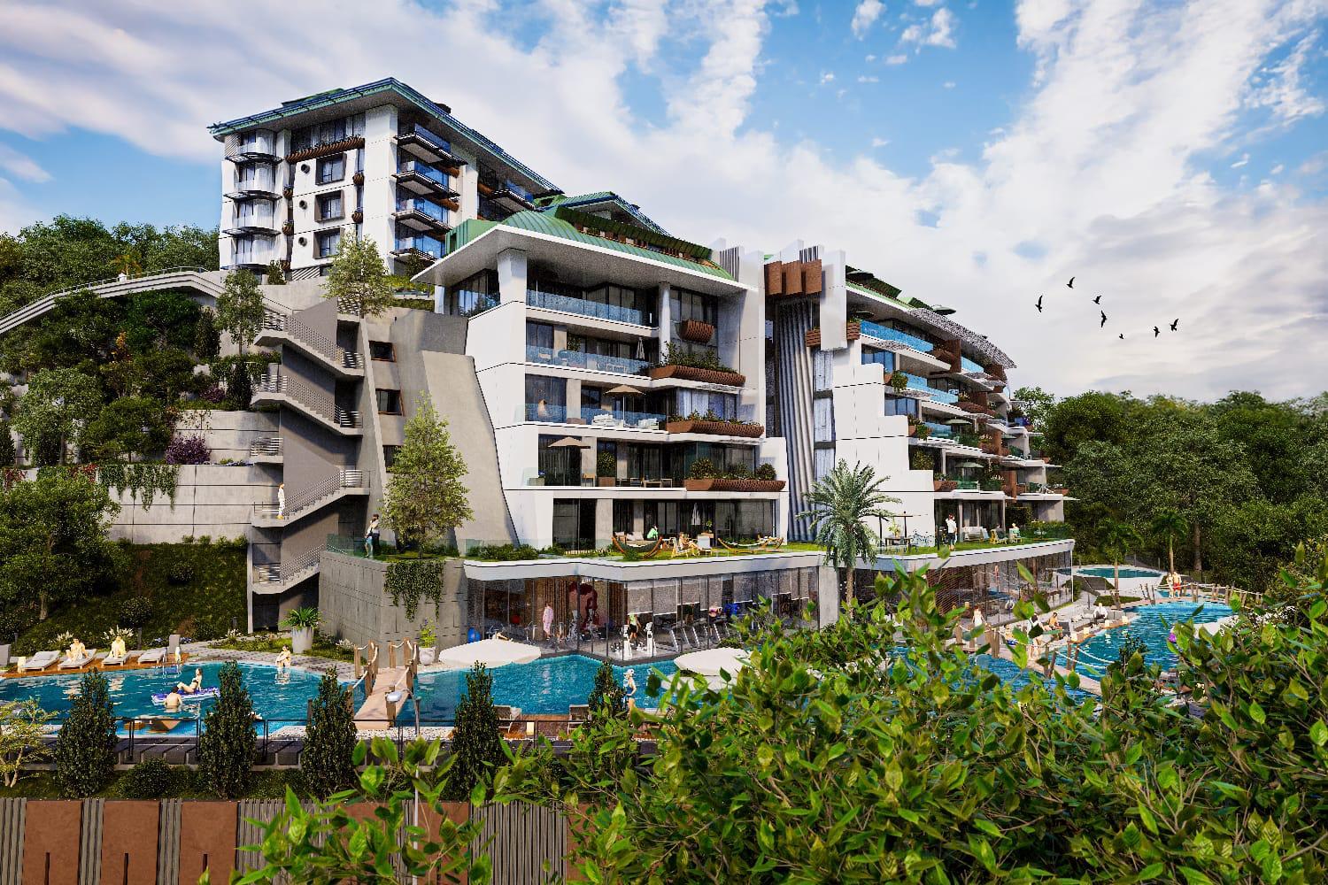 Çınar 107 Project Bosphorus View 3+1 Luxury Simplex Apartment - Suitable for Citizenship