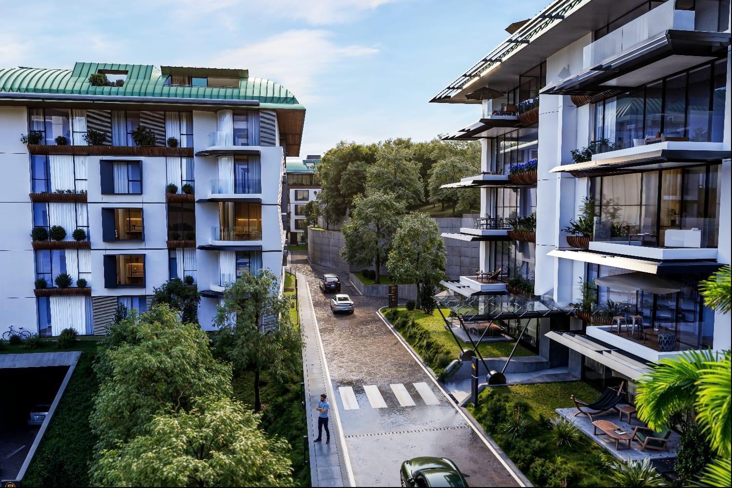 Çınar 107 Project Bosphorus View 3+1 Luxury Simplex Apartment - Suitable for Citizenship