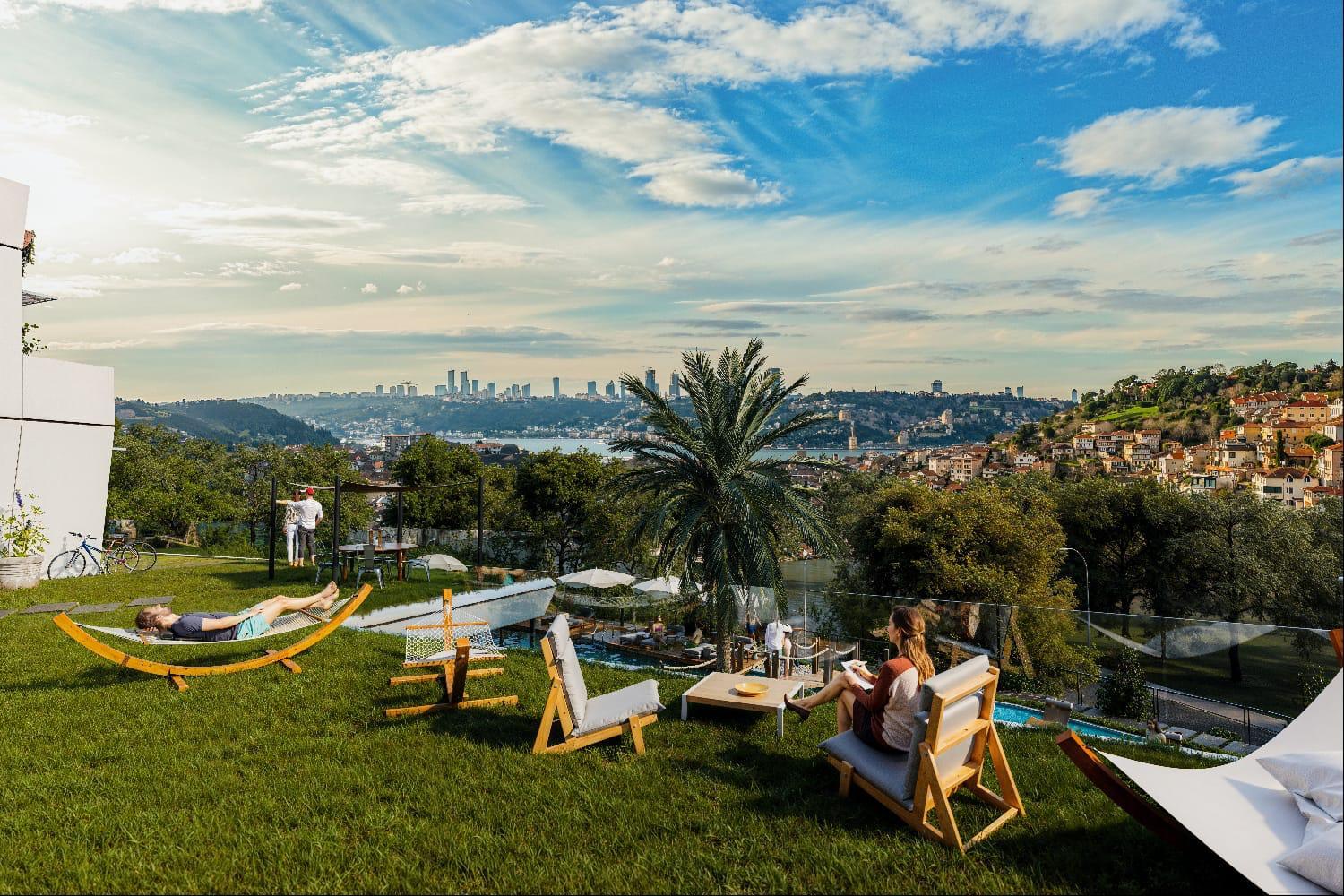 Çınar 107 Project Bosphorus View 3+1 Luxury Simplex Apartment - Suitable for Citizenship