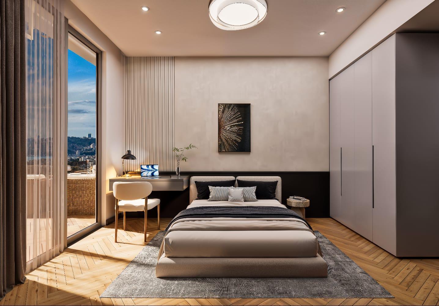 Çınar 107 Project Bosphorus View 3+1 Luxury Simplex Apartment - Suitable for Citizenship