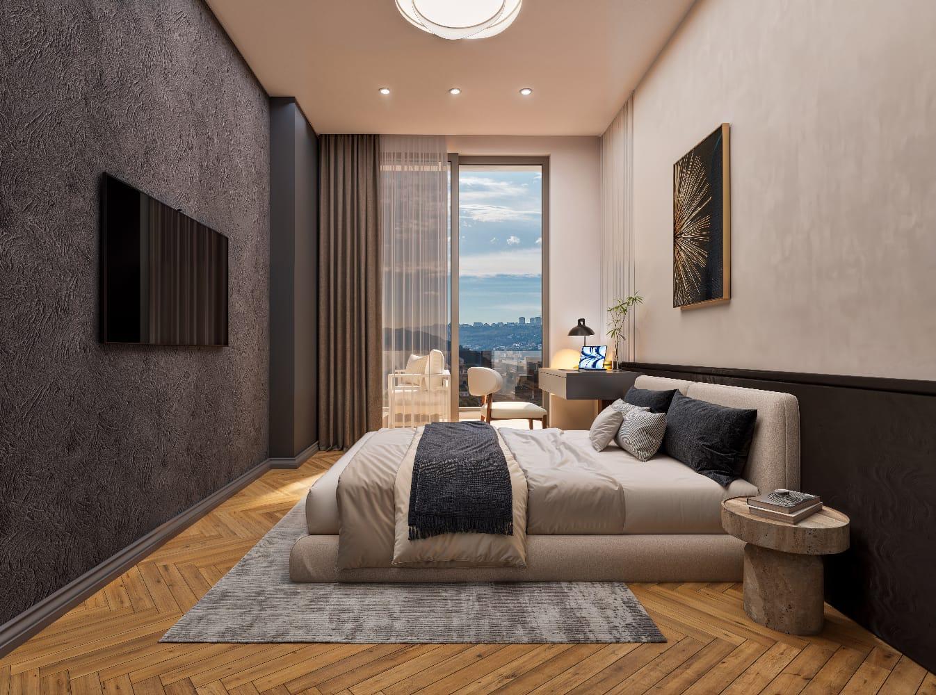 Çınar 107 Project Bosphorus View 3+1 Luxury Simplex Apartment - Suitable for Citizenship