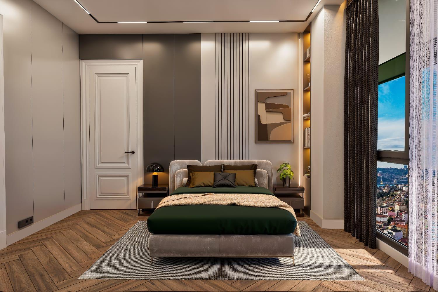 Çınar 107 Project Bosphorus View 3+1 Luxury Simplex Apartment - Suitable for Citizenship