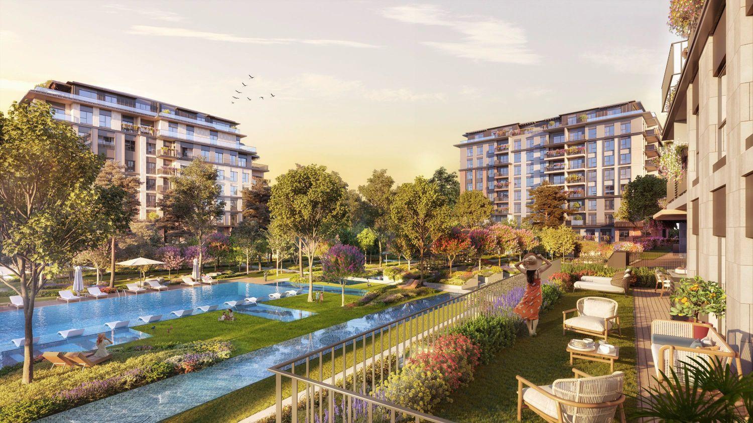 1+1 Apartment Near Metro in DAP Yeni Levent Project - Suitable for Citizenship