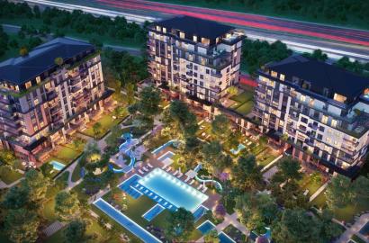 3+1 Apartment Near Metro in DAP Yeni Levent Project - Suitable for Citizenship