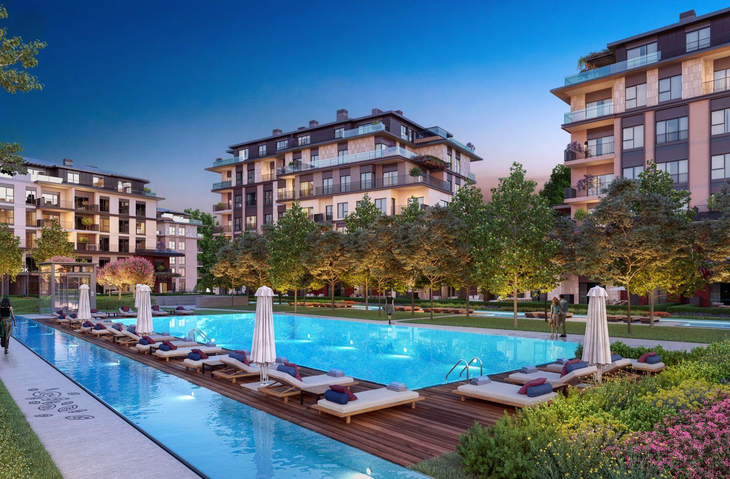 1+1 Apartment Near Metro in DAP Yeni Levent Project - Suitable for Citizenship