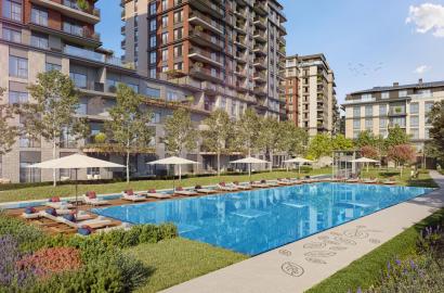 1+1 Apartment Near Metro in DAP Yeni Levent Project - Suitable for Citizenship