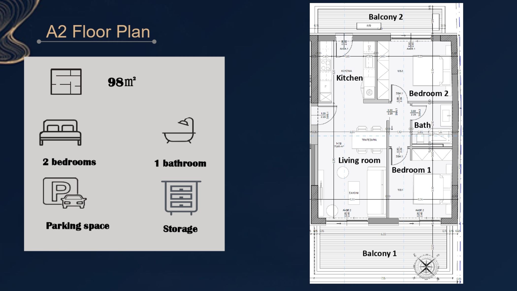 Ellis Residences - 2 Bedroom Residences