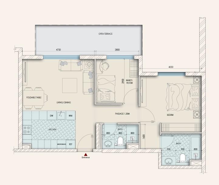 Enaya Residences - 1 Bedroom Apartment + Study Room - Modern Family Living in JVT