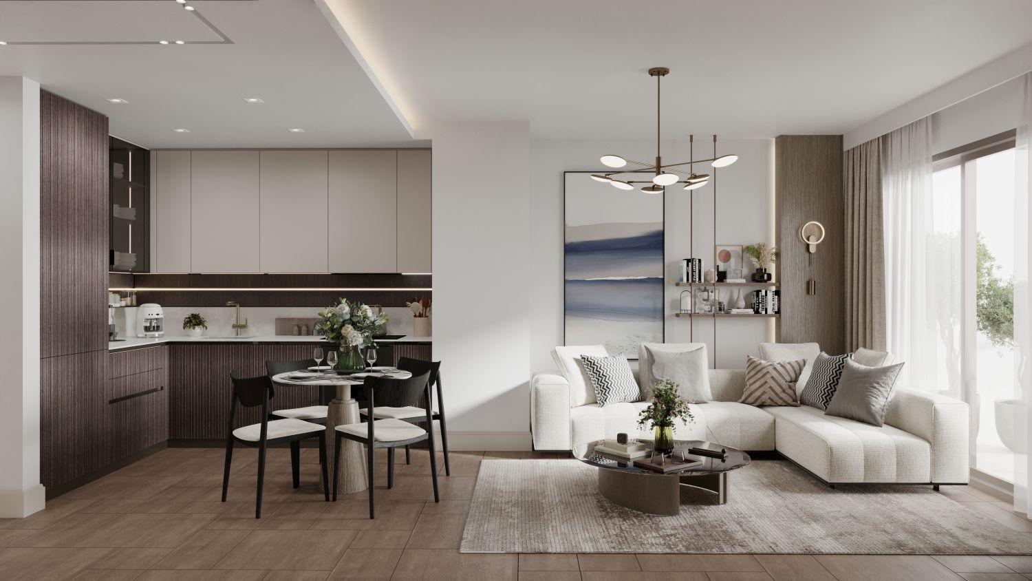 آپارتمان لوکس یک‌خوابه در اتیلر با کانسپت معماری افقی -  مناسب برای دریافت تابعیت