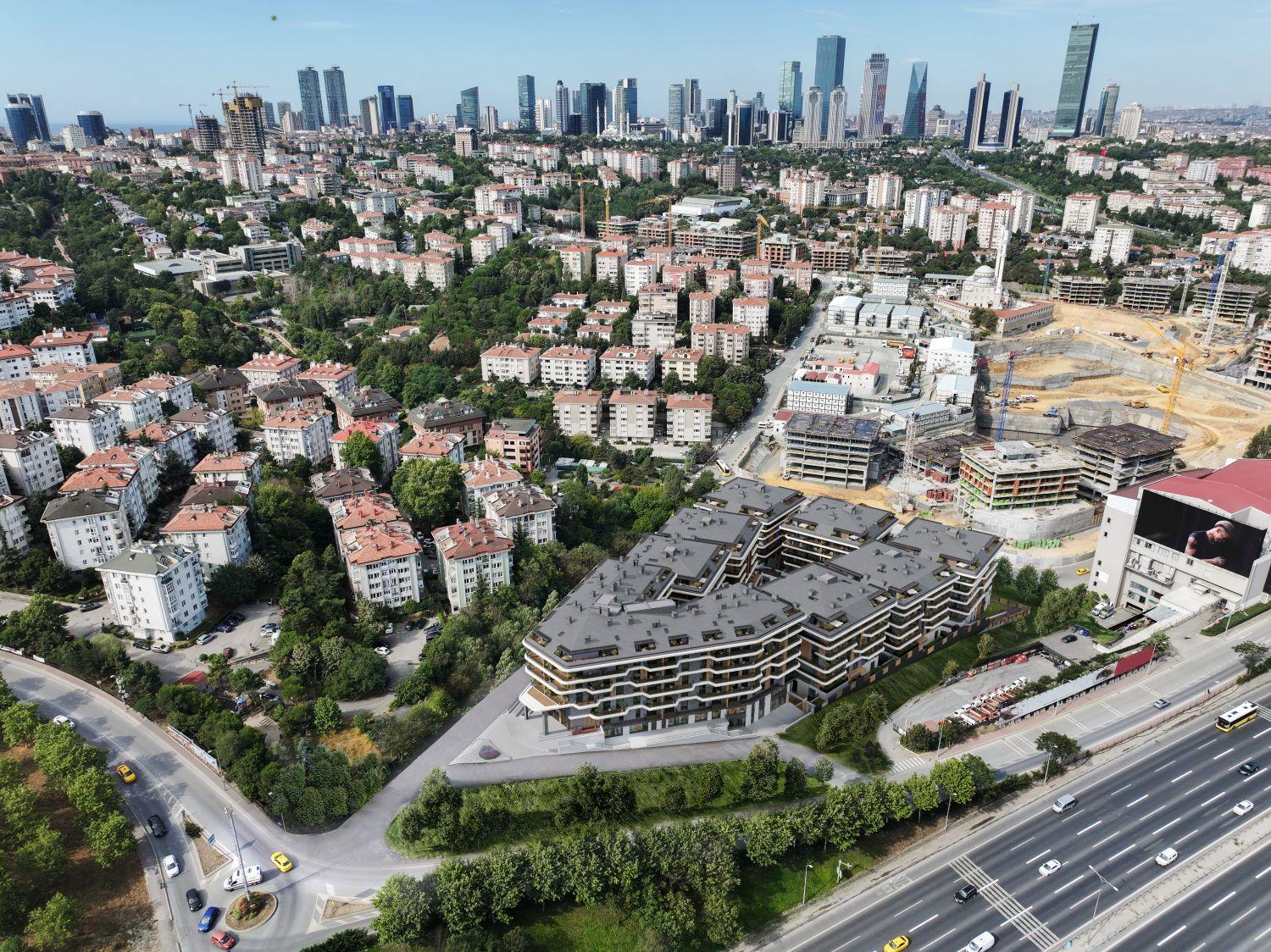 آپارتمان لوکس یک‌خوابه در اتیلر با کانسپت معماری افقی -  مناسب برای دریافت تابعیت