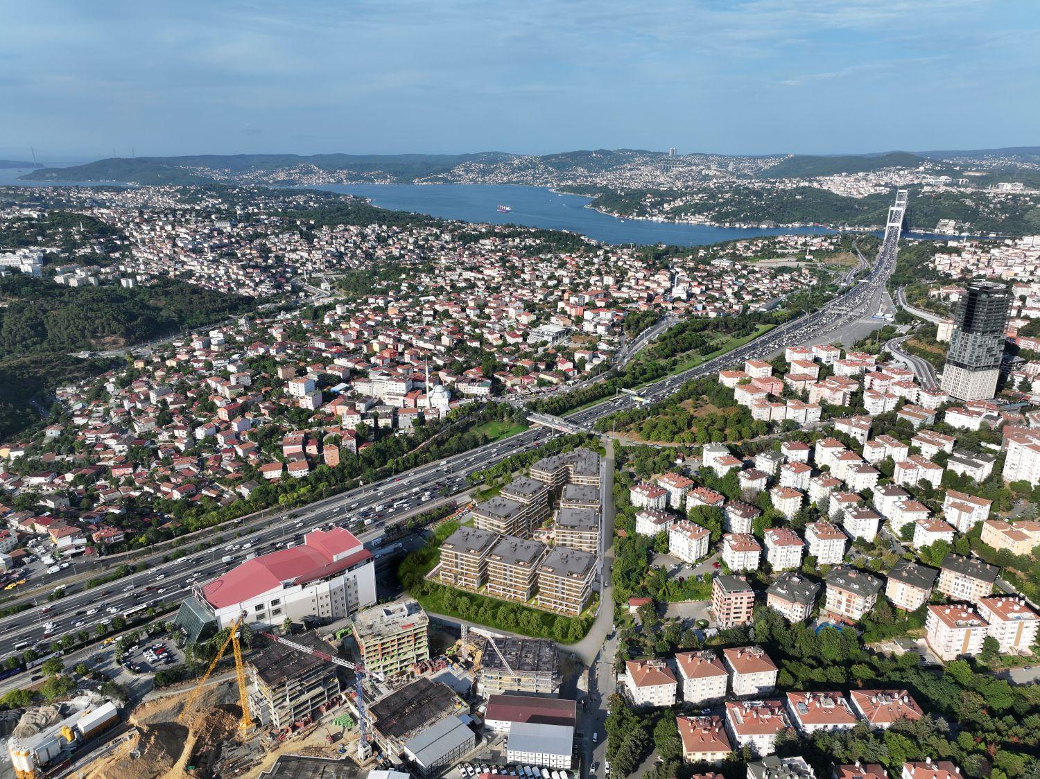 آپارتمان لوکس یک‌خوابه در اتیلر با کانسپت معماری افقی -  مناسب برای دریافت تابعیت