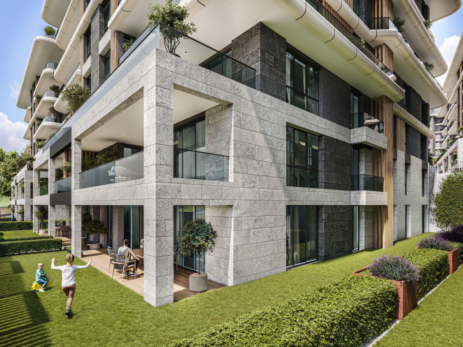 آپارتمان لوکس یک‌خوابه در اتیلر با کانسپت معماری افقی -  مناسب برای دریافت تابعیت