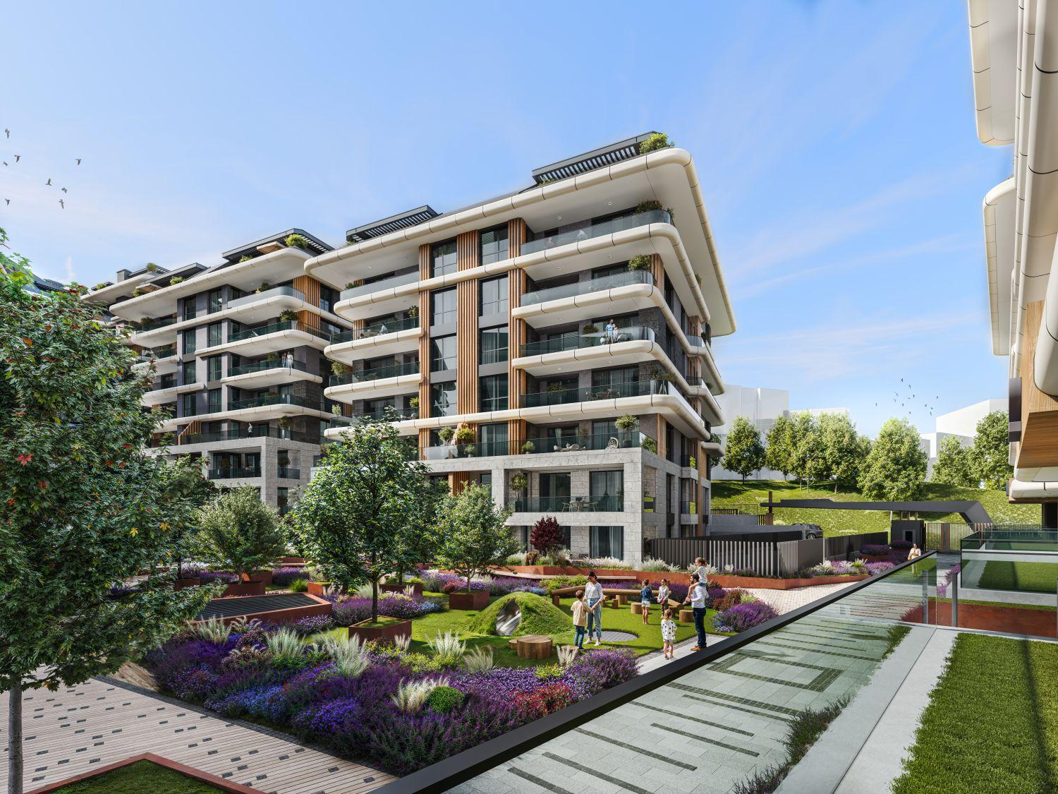 آپارتمان لوکس یک‌خوابه در اتیلر با کانسپت معماری افقی -  مناسب برای دریافت تابعیت