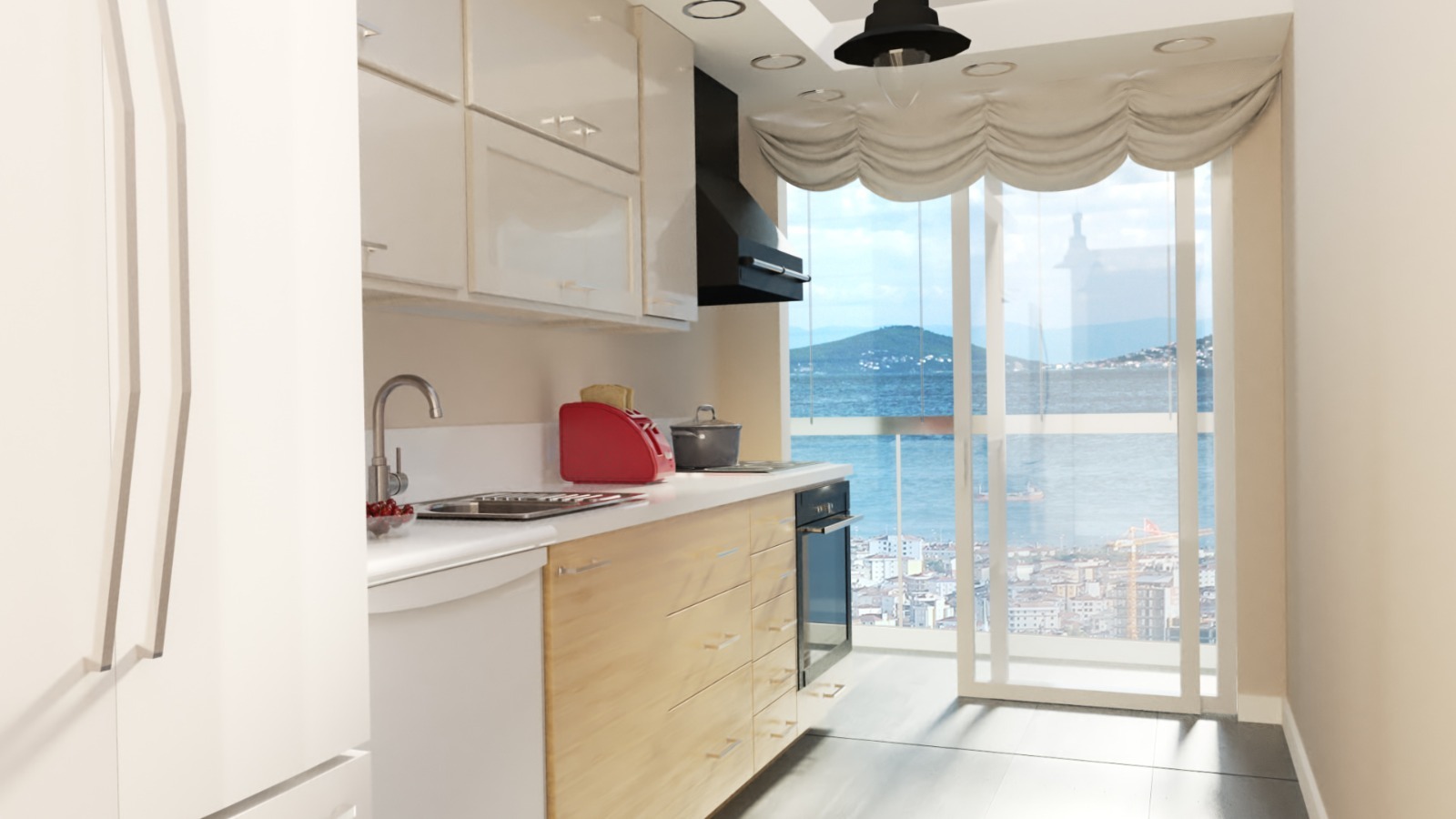 آپارتمان دو خوابه در پروژه "چشم ایستانبول"