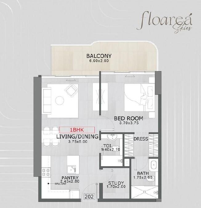 Floarea Skies - 1 Bedroom Apartment + Study Room - High Rental Yield Investment in JVC