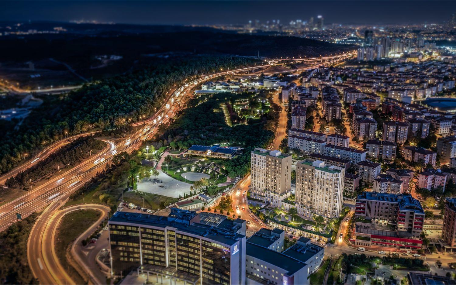 Forev TEM Istanbul: Luxury 2x 2+1 Apartments Near TEM & Metro - Suitable for Citizenship