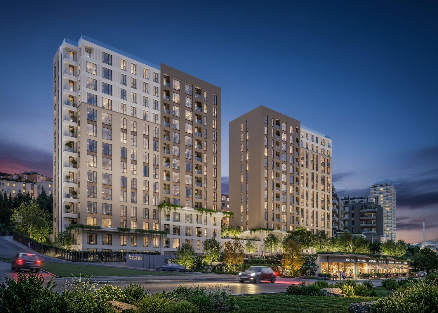 Forev TEM Istanbul: Luxury 2x 2+1 Apartments Near TEM & Metro - Suitable for Citizenship