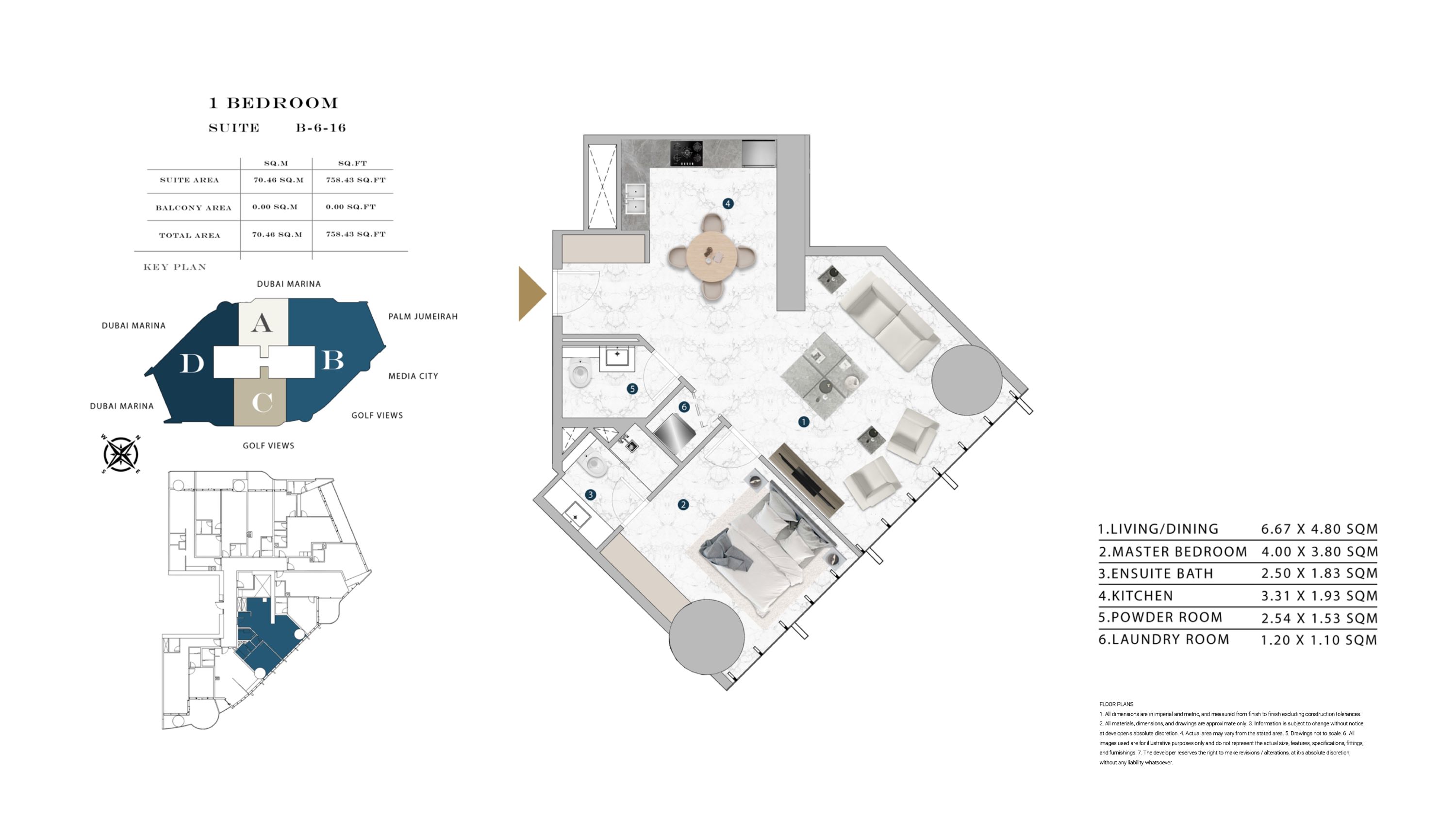 Franck Muller Vanguard by London Gate - 1 Bedroom Apartment