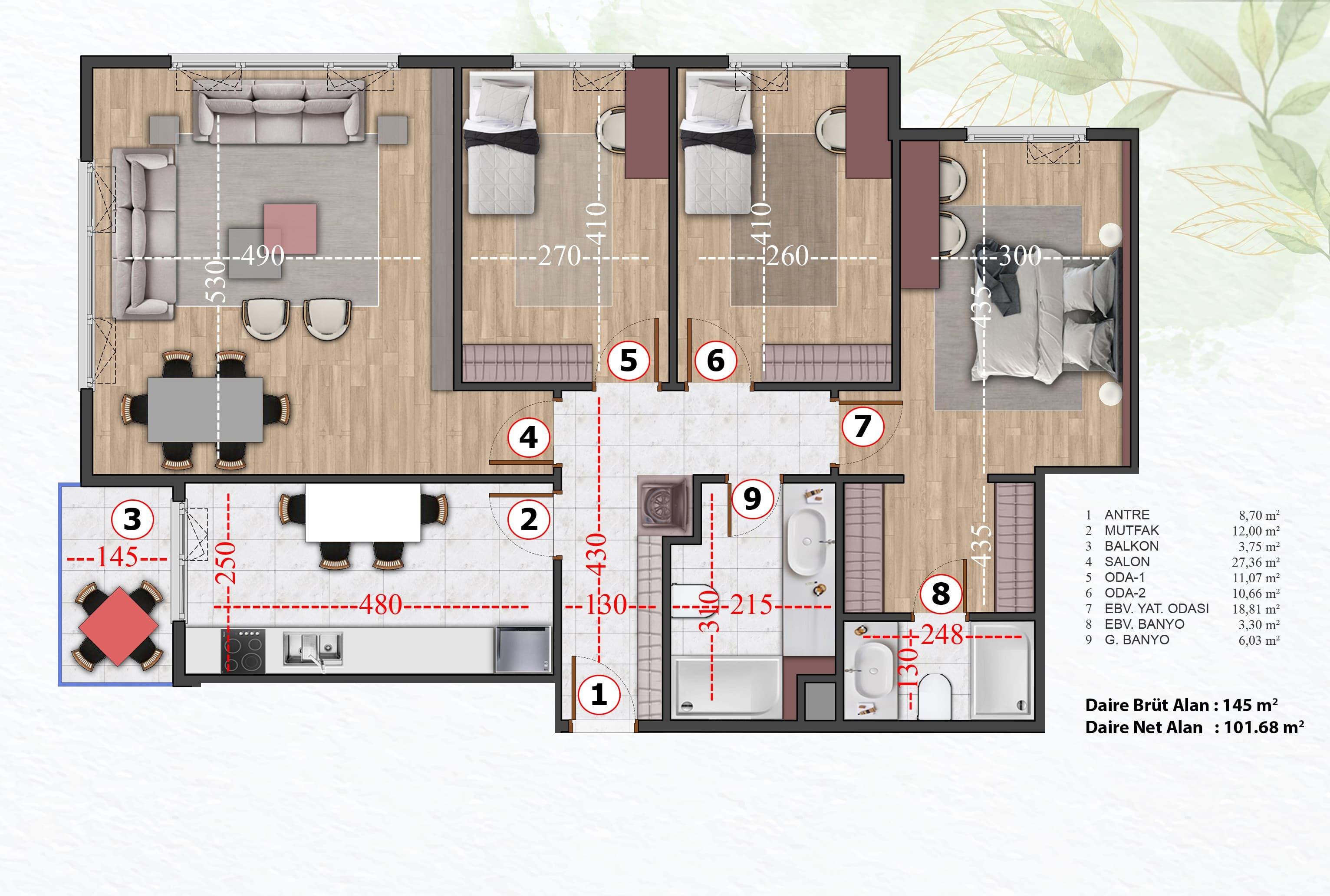 Gündem City: Luxury 3+1 Apartment in Gaziosmanpaşa - Suitable for Citizenship