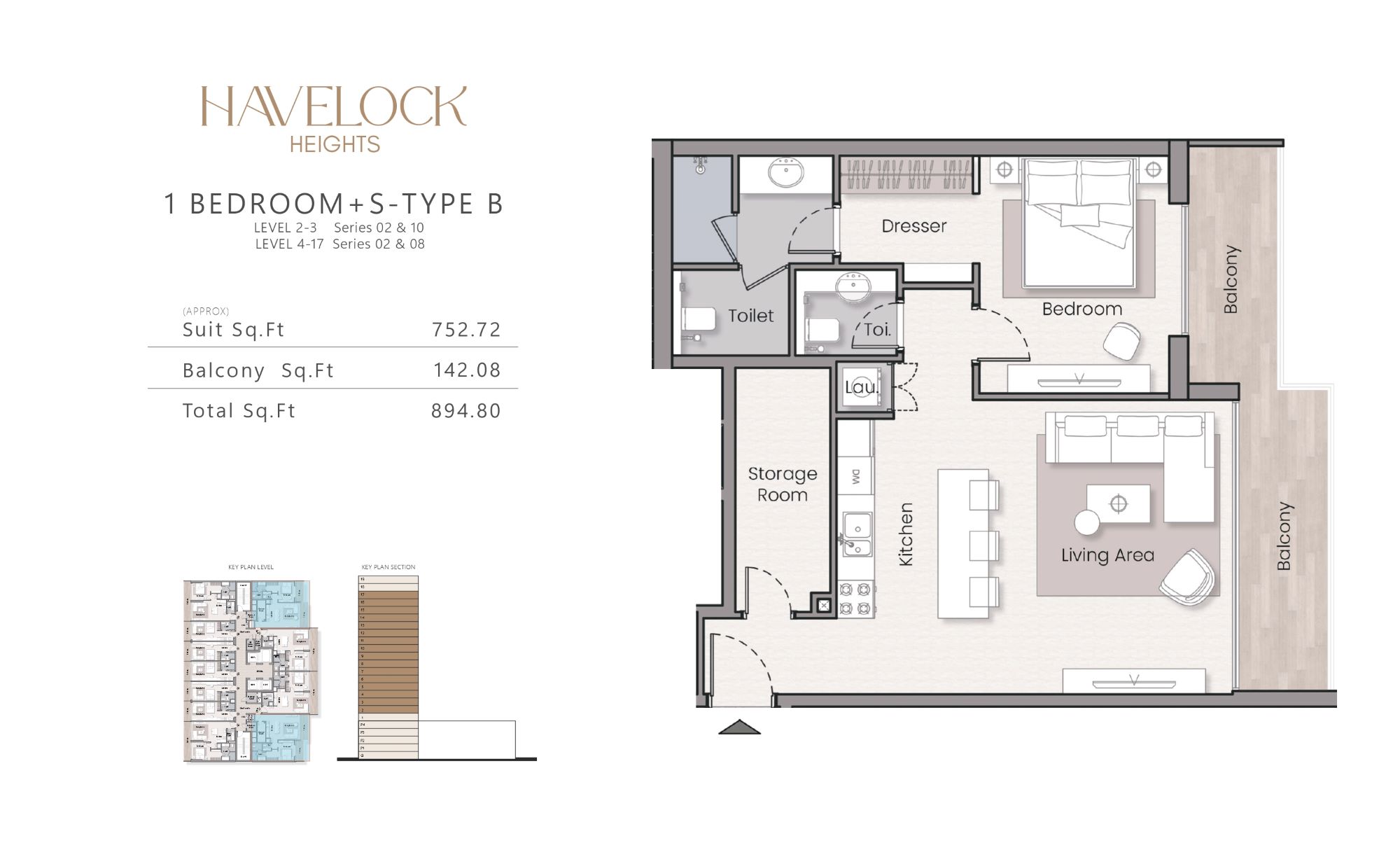 Havelock Heights - 1 Bedroom Apartment + Storage Room