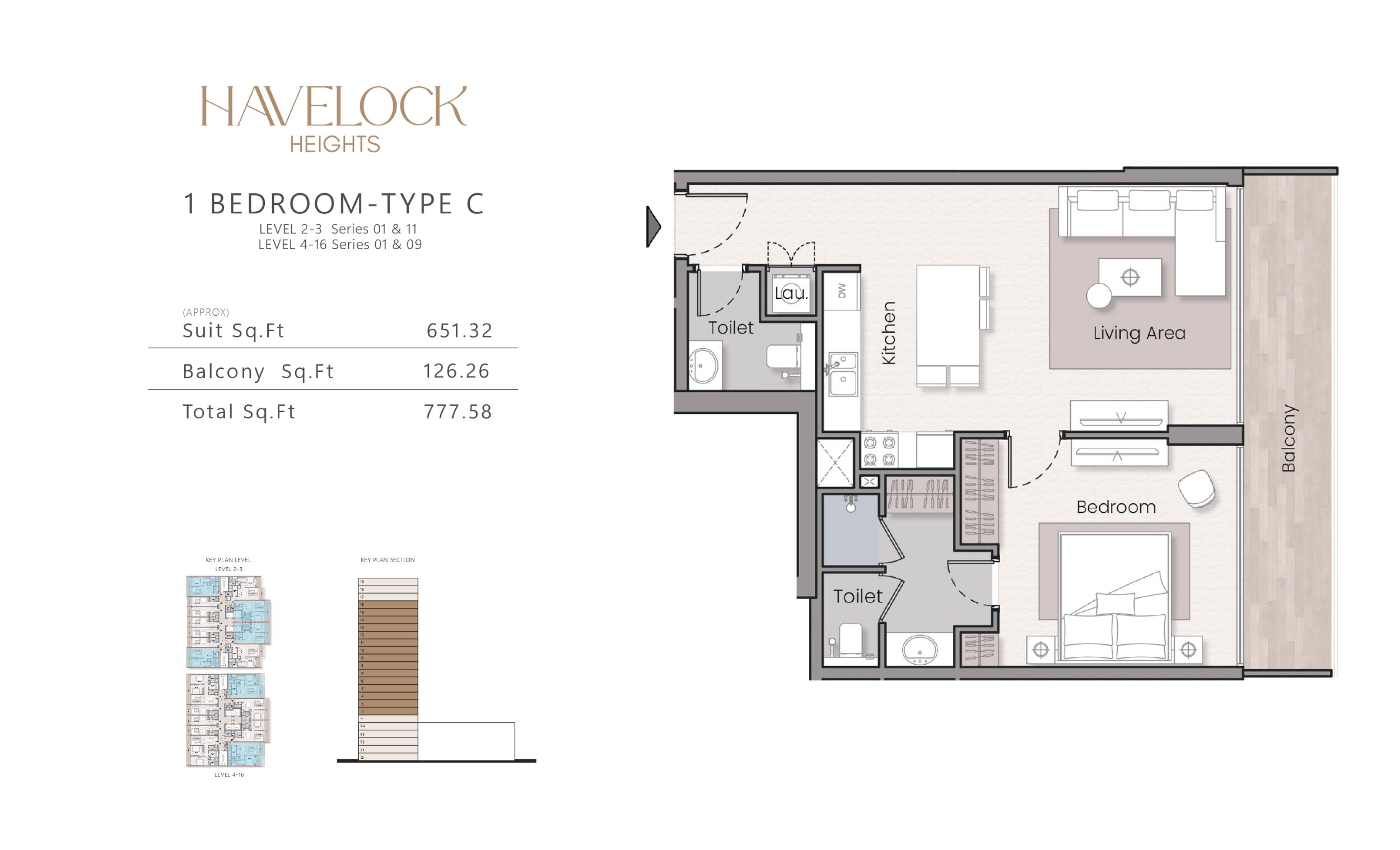 Havelock Heights - 1 Bedroom Apartment