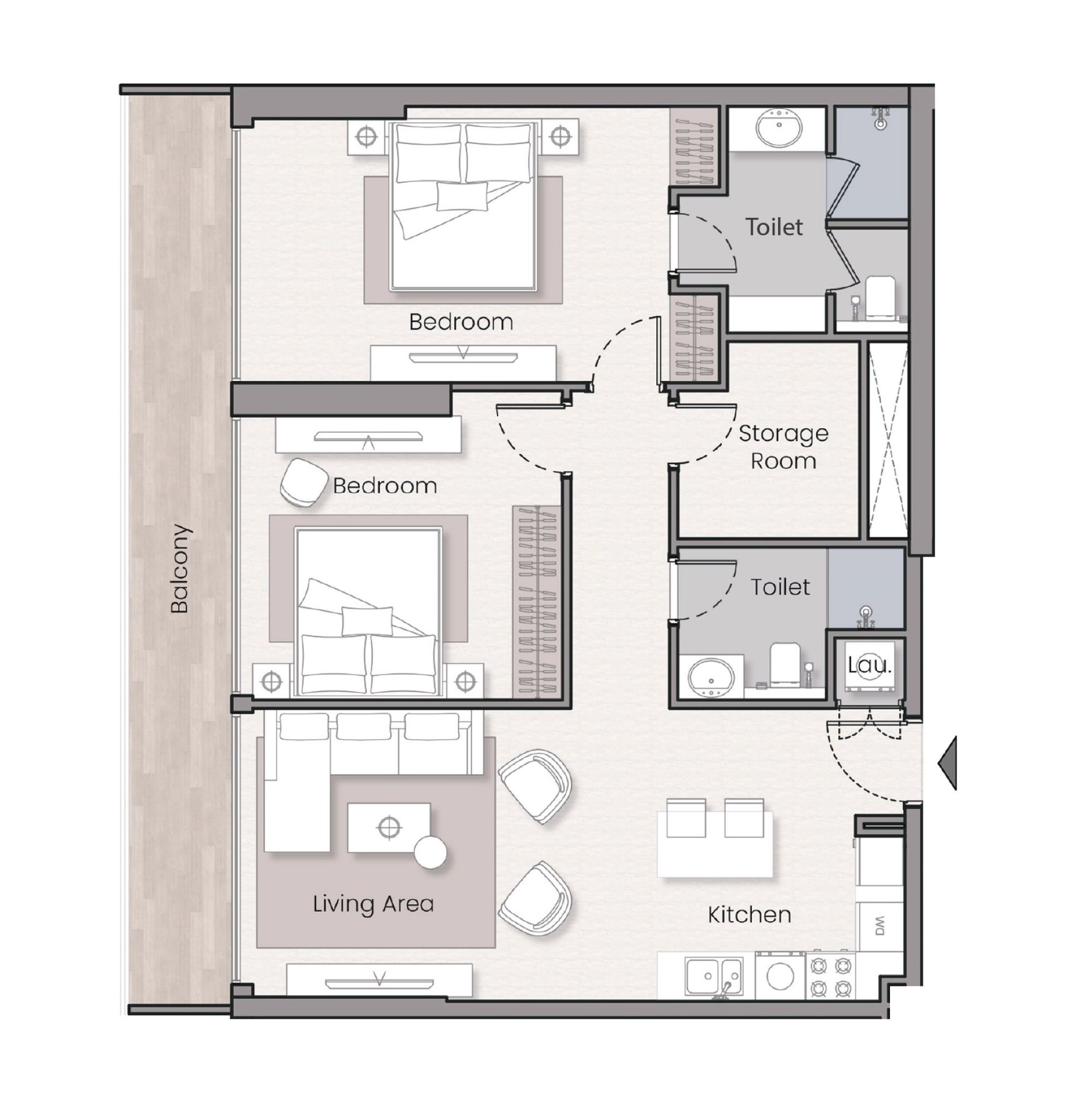 Havelock Heights - 2 Bedroom Apartment + Storage Room