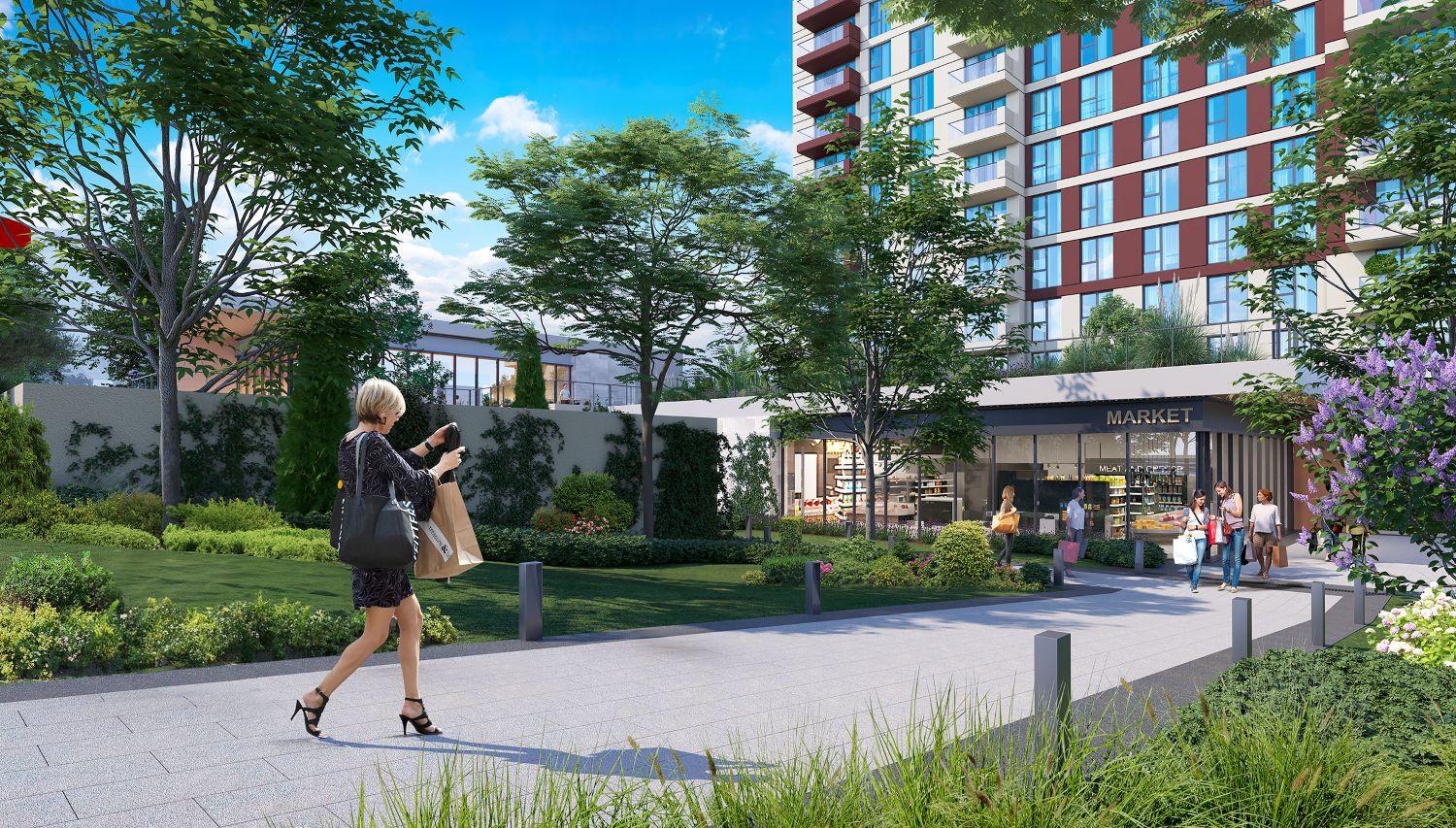 Luxury 2+1 Apartment Steps from Metro in Hayat City Mahmutbey - Eligible for Citizenship