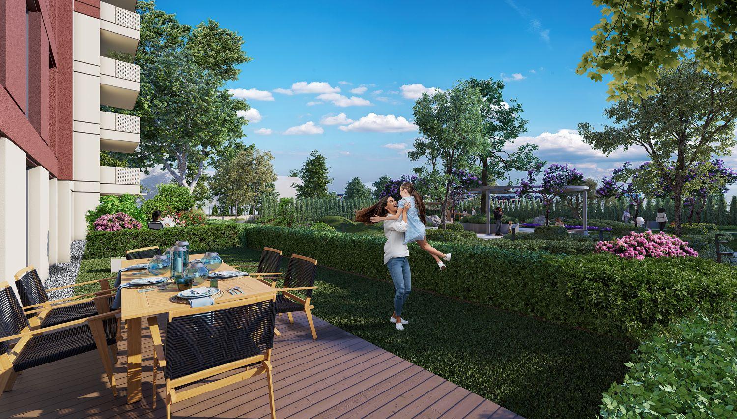 Luxury 2+1 Apartment Steps from Metro in Hayat City Mahmutbey - Eligible for Citizenship